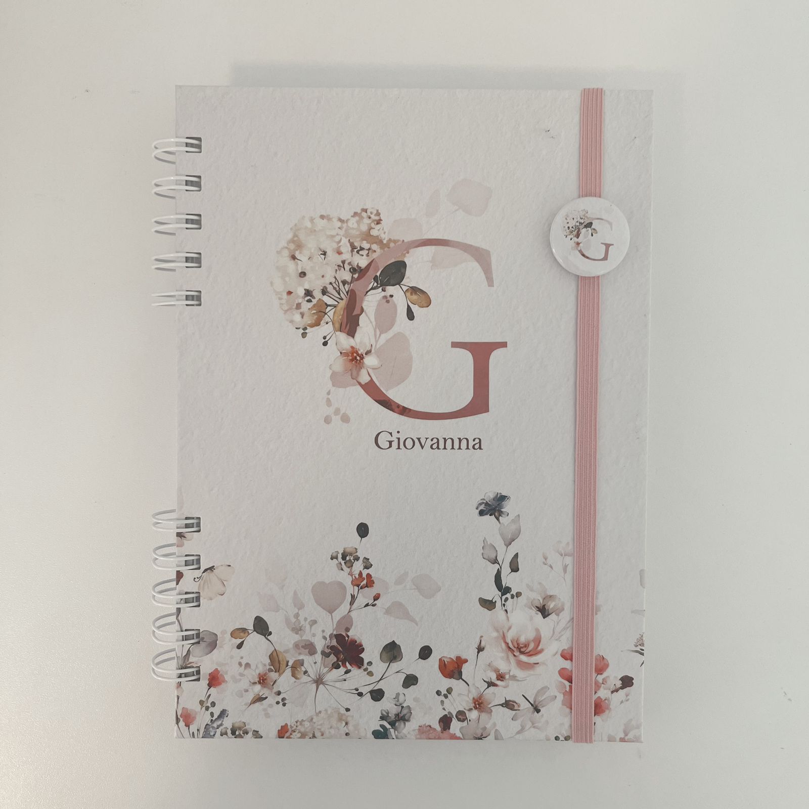 Caderno Personalizado com Letra e Nome