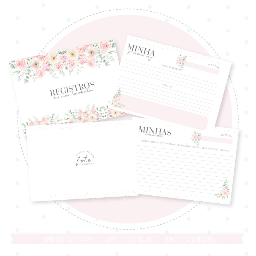 Livro do Bebê - Floral 09 - Imagem 2