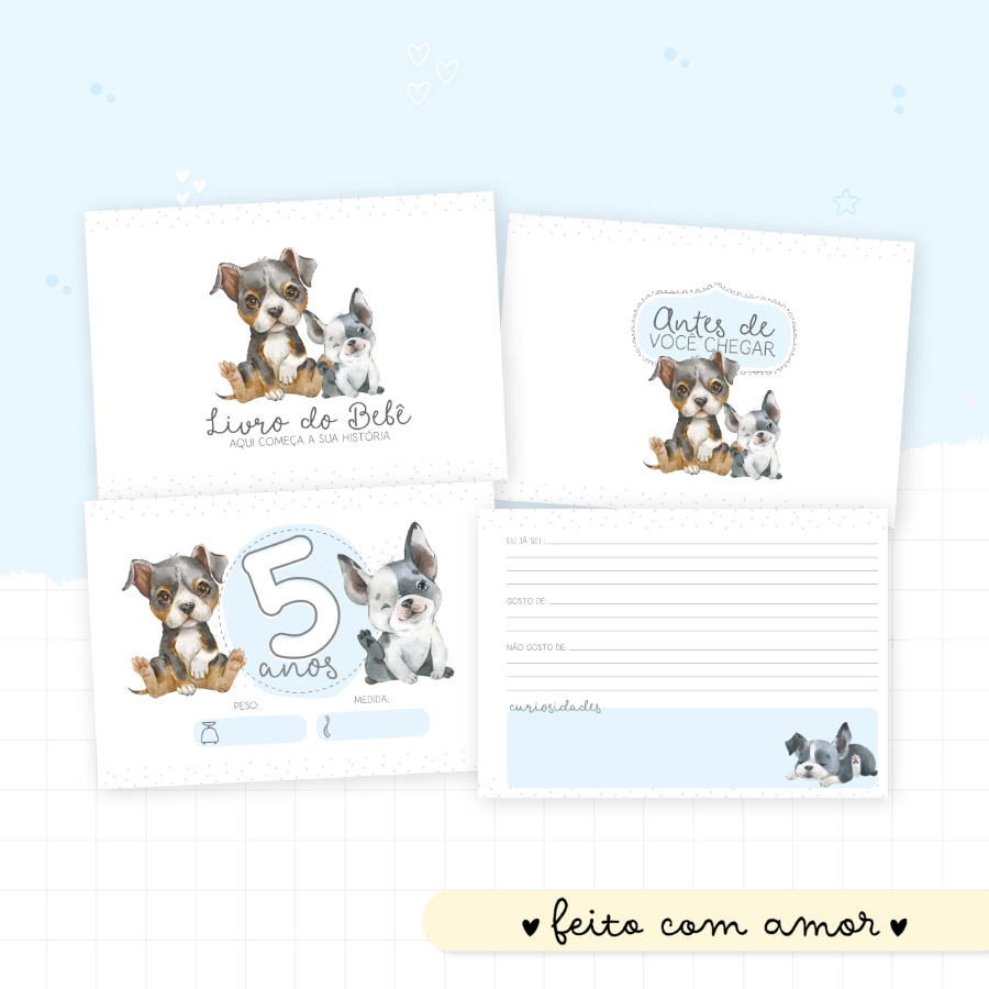 Livro do Bebê - Cachorrinhos - Imagem 3