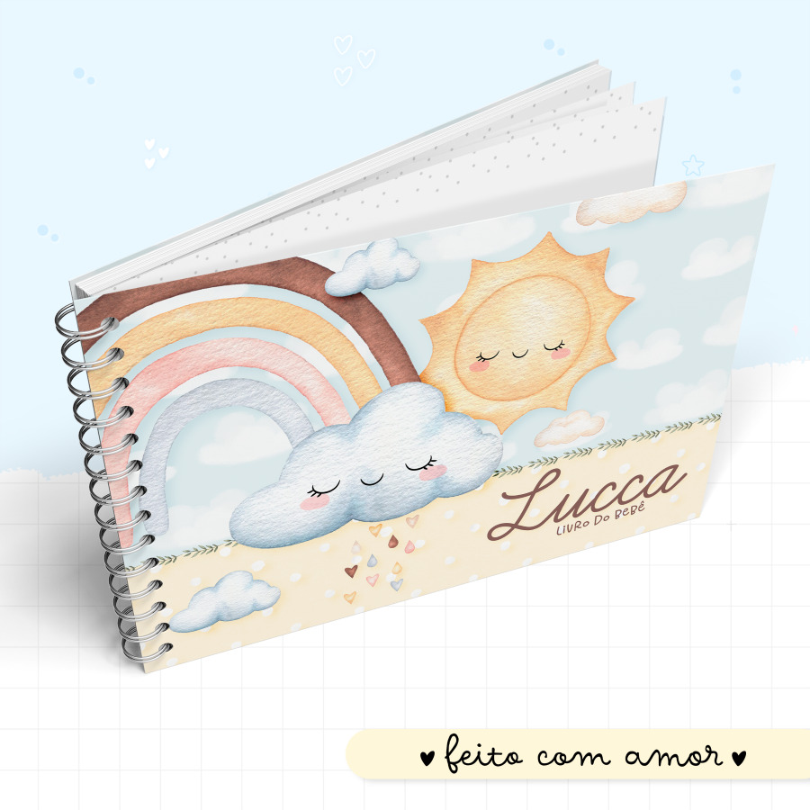 Livro do Bebê - Arco-Íris menino