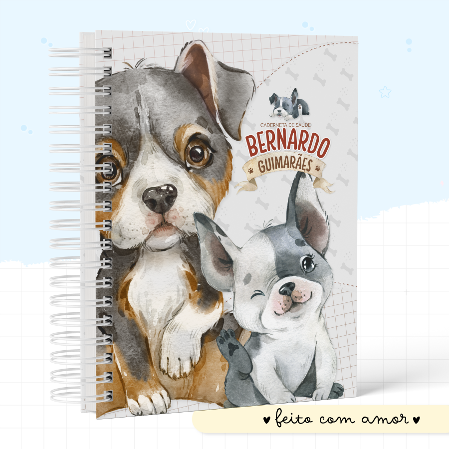 Caderneta de Saúde/Vacina - Cachorrinhos
