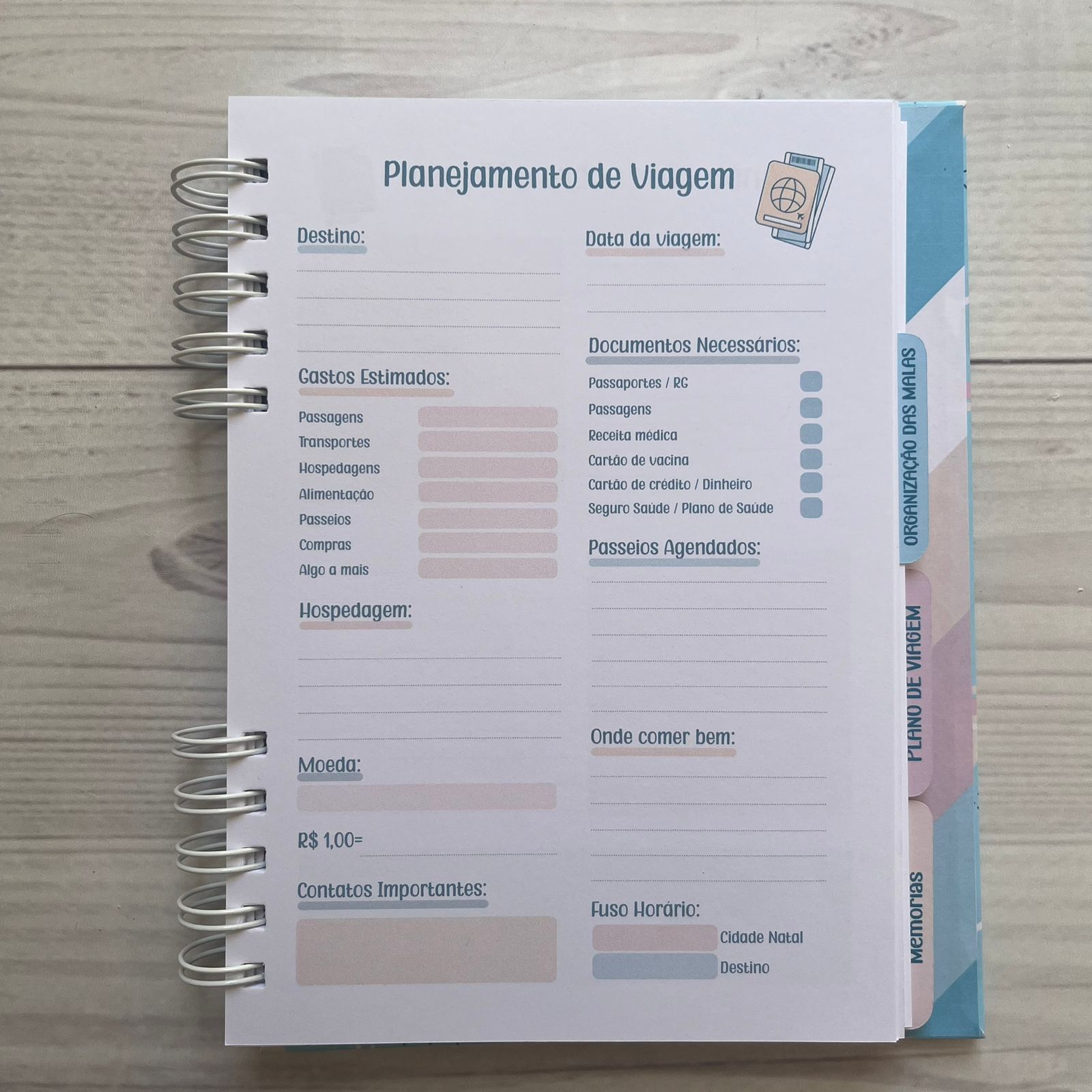 Planner de viagem - Imagem 5