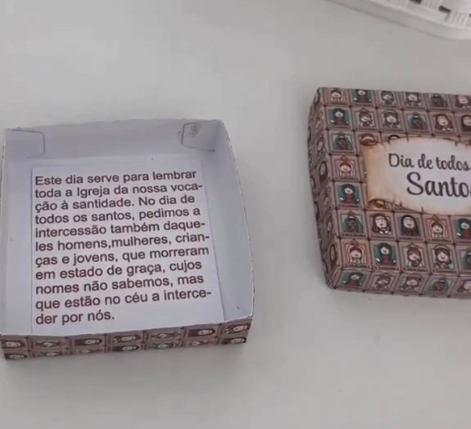 Chaveiro dia de todos os santos - Imagem 3
